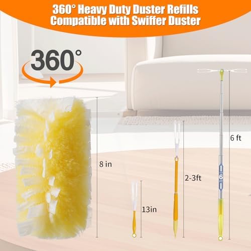 80 Count 360° Heavy Duty Duster Refills Compatible - Image 2