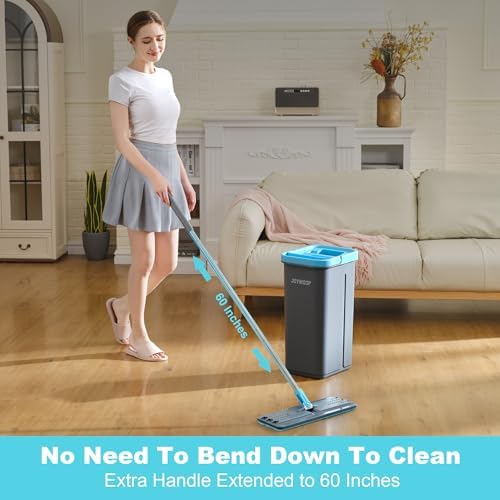 JOYMOOP Flat Mop Head, 13 Inch Microfiber Replacement, 1 Pack - Image 6