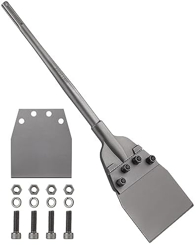 Firecore 6 Inch by 25 Inch SDS Max Floor Scraper Set by Firecore