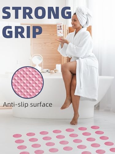 Secopad 24PCS Round Non Slip Bathtub Stickers - Image 3