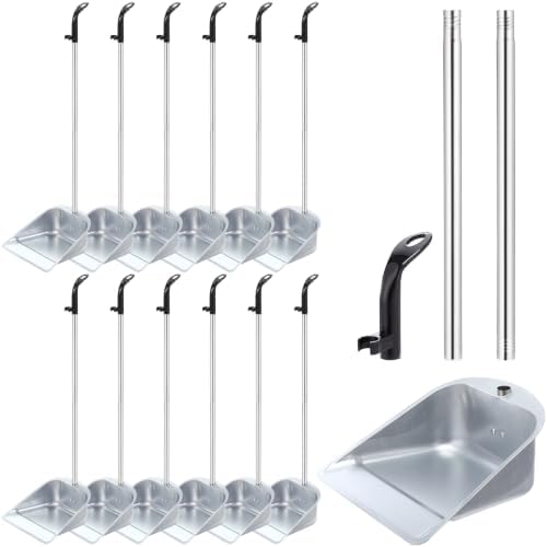 Didaey 12 Pack 33 Inch Stainless Steel Dustpan by Didaey