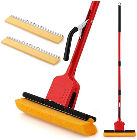 Sponge Mops for Floor Cleaning, Natural Cellulose Squeeze Mop by Unknown