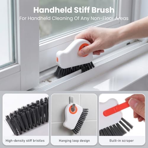 2PCS Groove Cleaning Brush 2 in 1 Window Track Cleaner Crevice Clean Brush - Image 6