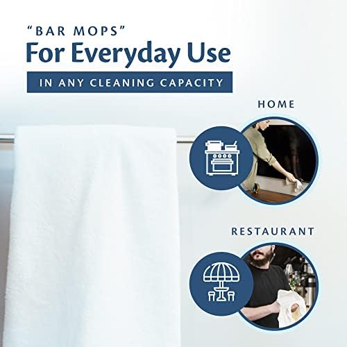 Cleaning Towels, 100% Cotton Bar Mops, 120 Pack - Image 7