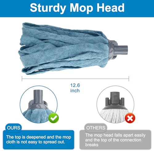 KeFanta Mops for Floor Cleaning, One Mop Handle - Image 6