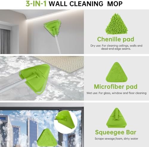 Wall & Baseboard Cleaner Mop Tool - Image 4