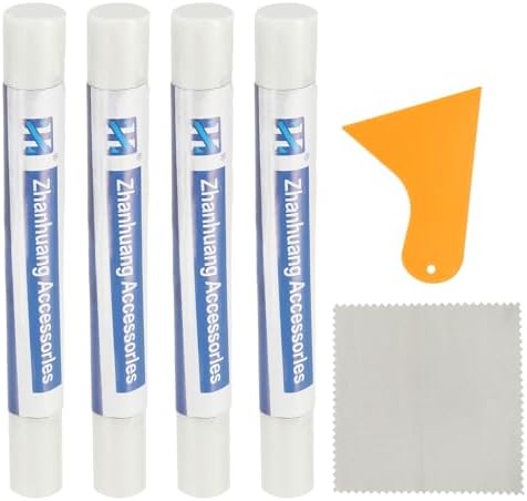 uxcell 4Pcs Wood Filler Sticks, Wood Repair Kit, Warm White by uxcell