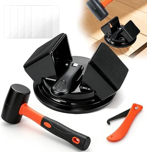 Floor Gap Fixer Tool with Mallet, 45° Impact Design Laminate Flooring Tools by Unknown