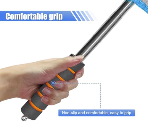 Car Windshield Cleaner Tool, Retractable Rearview Mirror Brush - Image 4