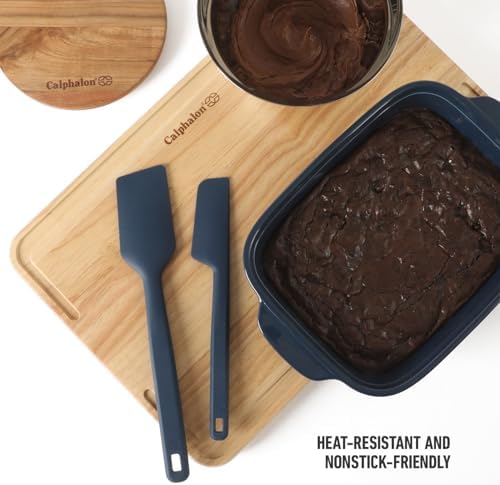 Calphalon Prime Scraper Set, 2-Piece Silicone Kitchen Scraper Set, Flexible - Image 4