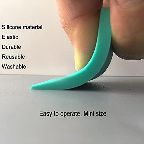 DGAGA 2 Pack of Mini Squeegees, Self Adhesive Silk Screen Stencil Squeegee - Image 2