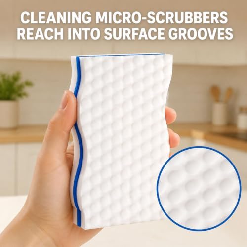 50 Pack Magic Eraser Sponge Pads, Extra Thick Melamine Sponges - Image 6