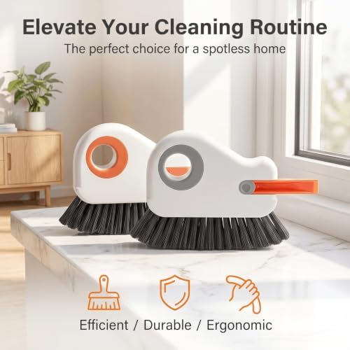 2 PCS Window Track Cleaner, 2 in 1 Groove Cleaning Brush - Image 4