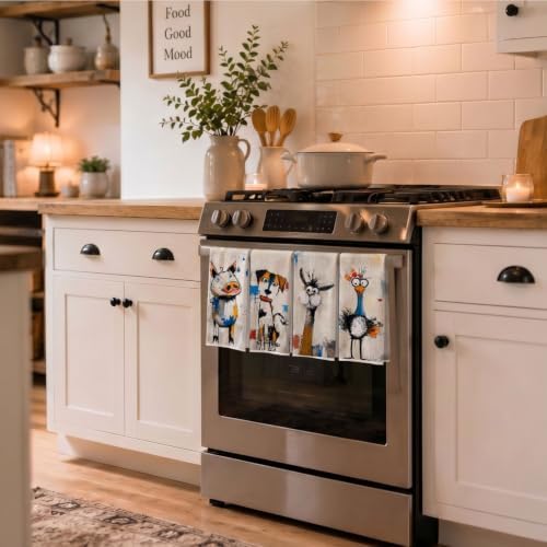 Whimsical Animals Kitchen Towels Set - Image 3