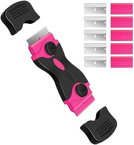 DEKEones Razor Blade Scraper, Double Edged Razorblade Scraping Tool by SpecializedinScrapingandPlasteringTool
