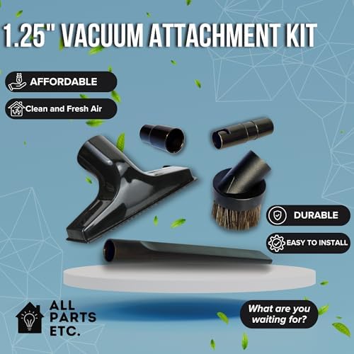 Attachments for 1.25" Vacuum Cleaner – Dust Brush, Upholstery Tool & 2 Adapter - Image 2