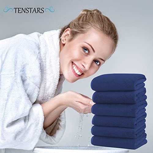 TENSTARS Silk Hemming Hand Towels - Image 4