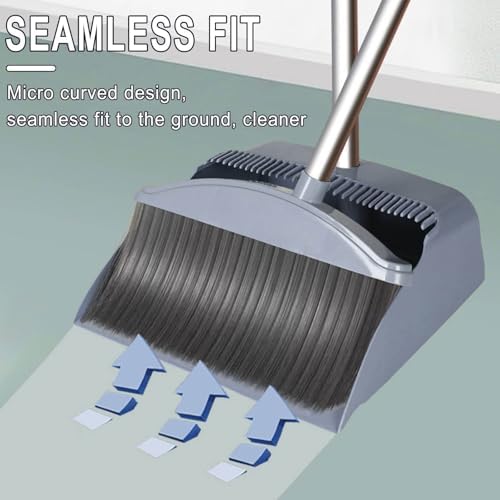 Long Handle Broom and Dustpan Set - Image 5