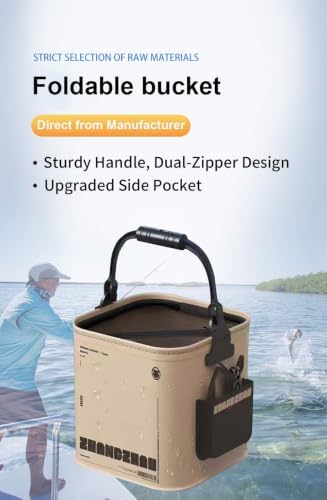 2.11 Gal Collapsible Fishing Bucket - Image 6