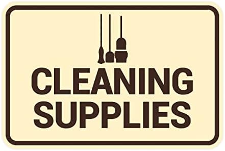 Signs ByLITA Classic Framed Cleaning Supplies Sign by SignsByLITA