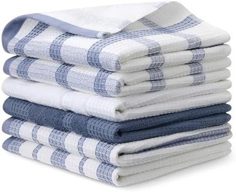 Amazon Basics Organic Cotton Waffle Kitchen Dish Towels by AmazonBasics