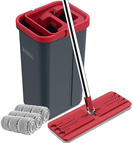 BOSHENG Hands-Free Mop and Bucket Set by BOSHENG
