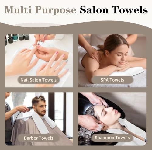 FIXSMITH Salon Towels 12 Pack, Quick Dry Gym Towels, Spa Face Towel, Absorbent - Image 6