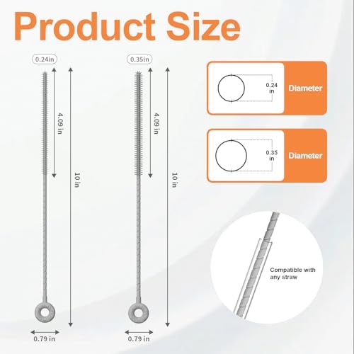 YOTIME Silicone Straw Cleaner Brush - Image 2