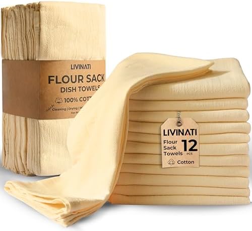 Natural - Flour Sack Tea Towels by LIVINATI