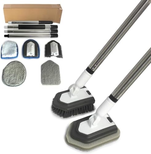 Floor Scrub Brush, 5 in 1 Tile Tub Scrubber by Unknown