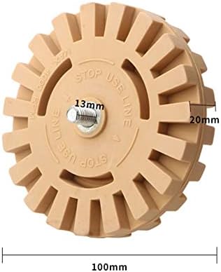 12Pcs Decal Adhesive Remover Set, 4-Inch Eraser Wheel - Image 6