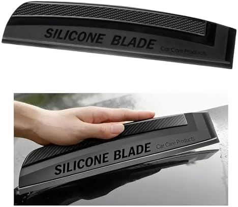 Car Window Squeegee, 11.8 Inches Soft Silicone Auto Glass Water Wiper Cleaning by Unknown