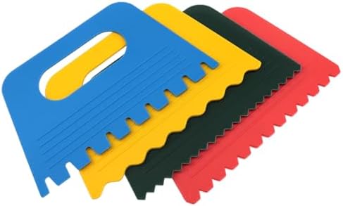 7 Pack Color Paint Scraper Set for Texture Art and Pottery - Image 3