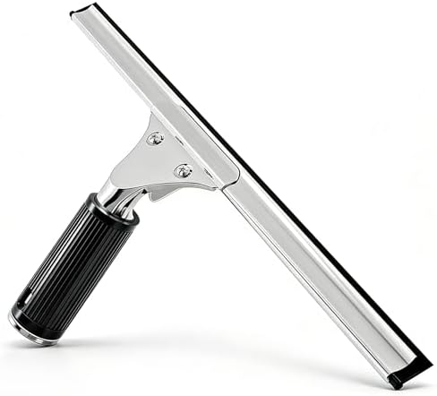 14'' Shower Squeegee for Glass Doors, Stainless Steel by MRDARENSU