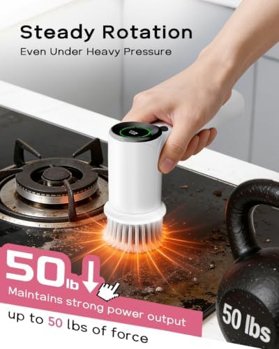 PUFTEM Shower Scrubber, Electric Spin Scrubber - Image 5