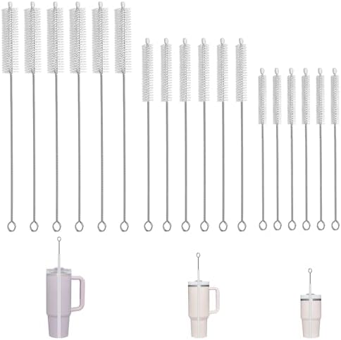 18 Pack Extended Handle Straw Cleaner Brushes by Unknown