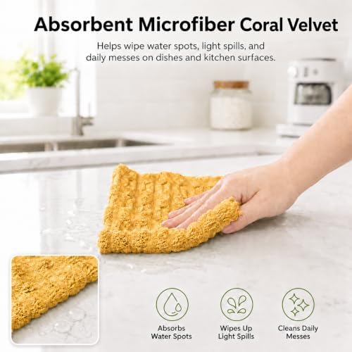 kimteny Microfiber Dish Cloths for Washing Dishes 12 Pack - Image 3