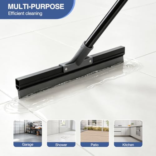 nacena Floor Squeegee with 62-in Long Adjustable Handle - Image 5