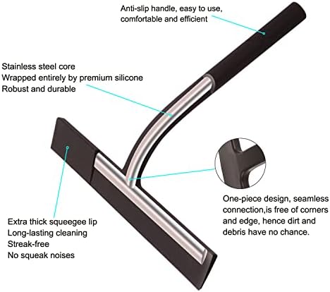 Silicone Shower Squeegee, 9 inch - Image 3