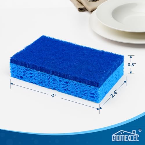 HOMEXCEL Sponges Kitchen 48 Pack, Non Scratch Scrub Dish Sponge - Image 4
