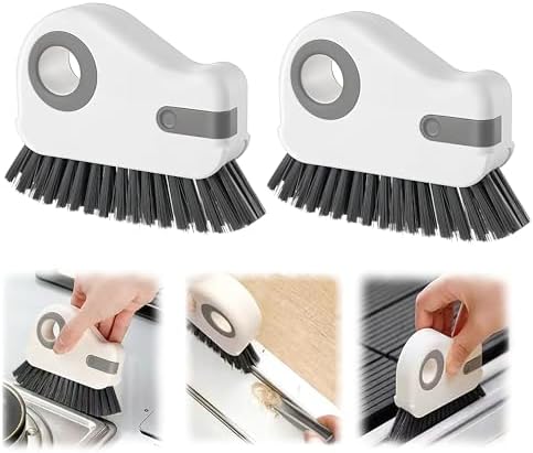 2 in 1 Groove Cleaning Brush, New Window Track Cleaning Tools Multifunction by AYNUUY