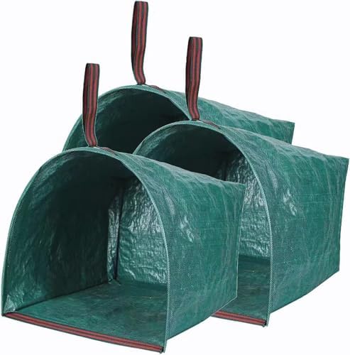 RISETEX 3-Pack Large Reusable Collapsible Yard Waste Bags by RISETEX