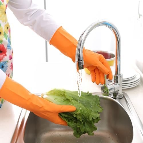 Bamllum Rubber Cleaning Gloves for Kitchen - Image 3