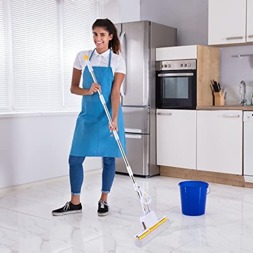 PVA Sponge Mops 60" Long Handle 15" Head - Image 5