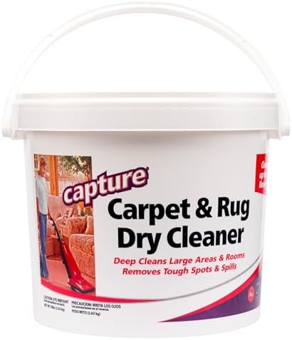Capture Carpet & Rug Dry Cleaner Carpet Deodorizer & Freshener Powder 8 lb by Capture