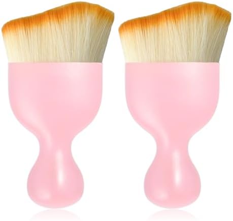 2 PCS Car Interior Detailing Brush, Curved Car Interior Cleaning Brush by Pxobiug