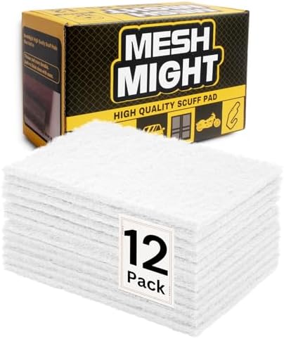 12-Pack 6"x9" Non-Woven Scuff Pads by MeshMight20longerlasting