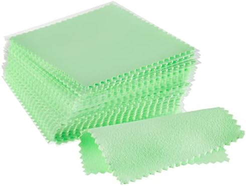 CATIFLIN 100pcs Jewelry Cleaning Cloth, Small Jewelry Polishing Cloth by CATIFLIN