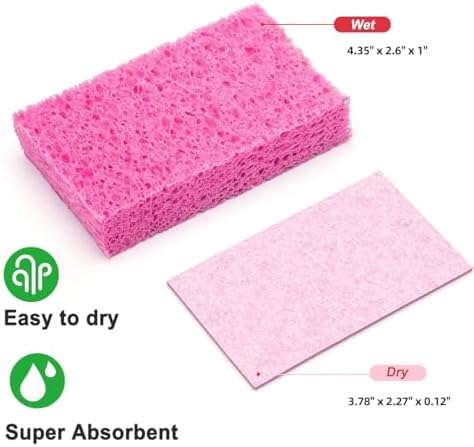 12 - Pack Non-Scratch Scrub Sponges - Sponges - Image 3
