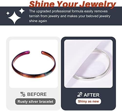 CATIFLIN 2pcs Multi-Layer Jewelry Cleaning Cloth, Large Silver Polishing Cloth - Image 3